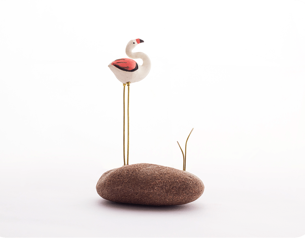 Pebble Decor - Flamingo (Standing)
