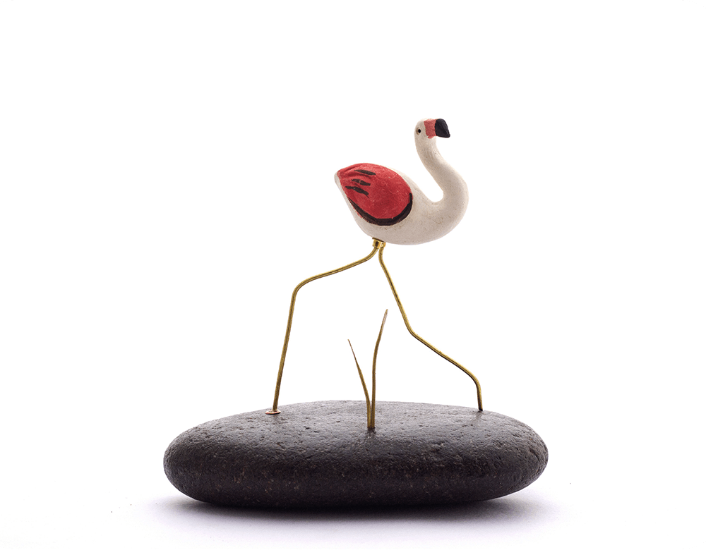 Pebble Decor - Flamingo (Walking)