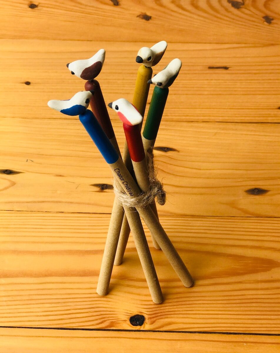 Tera Tweets - Pencil tops (a set of 5)