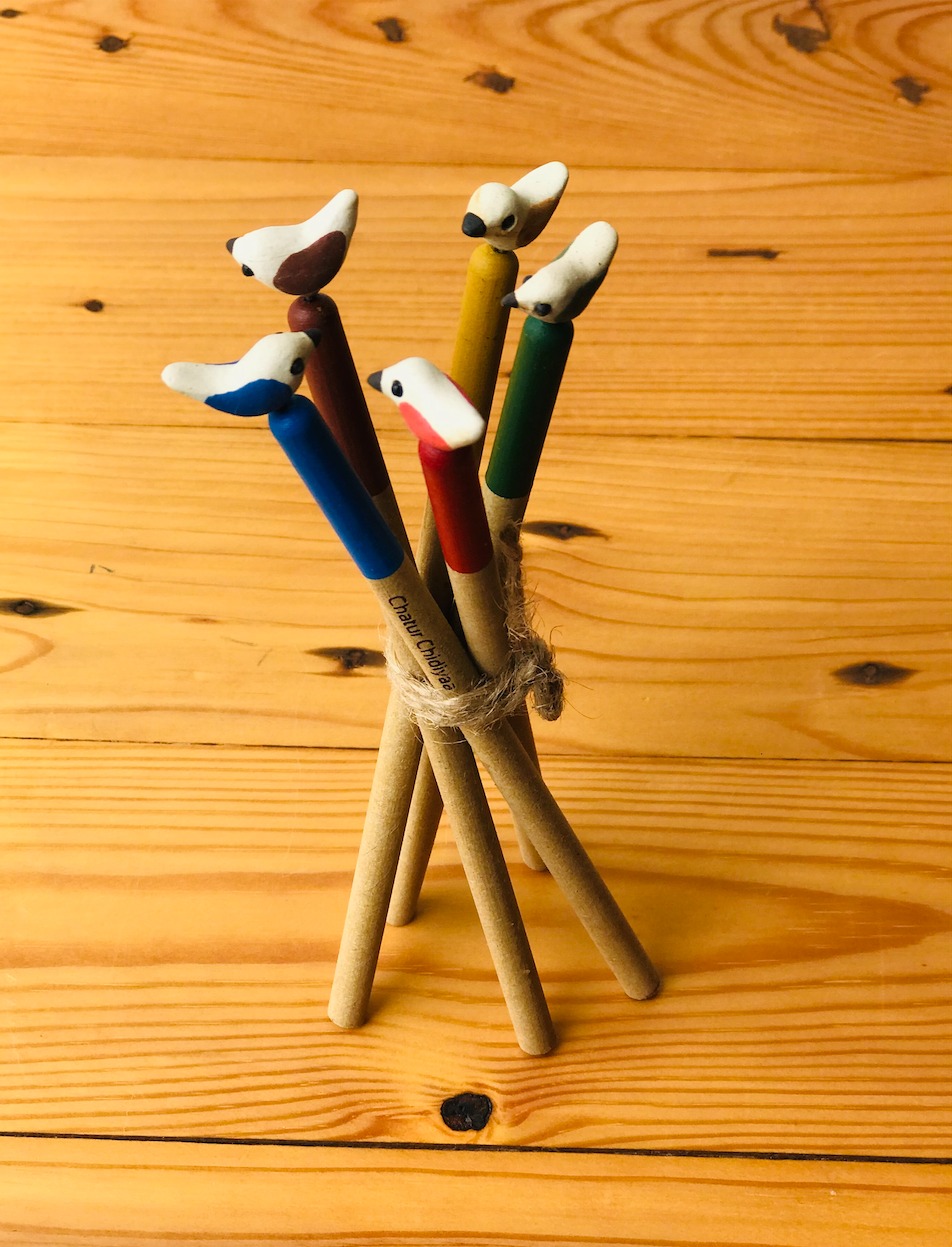 Tera Tweets - Pencil tops (a set of 5)