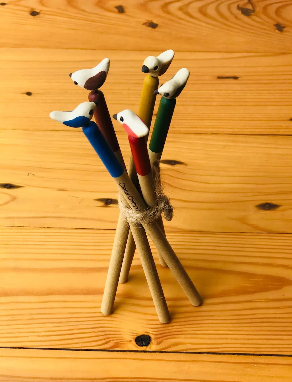 Tera Tweets - Pencil tops (a set of 5)