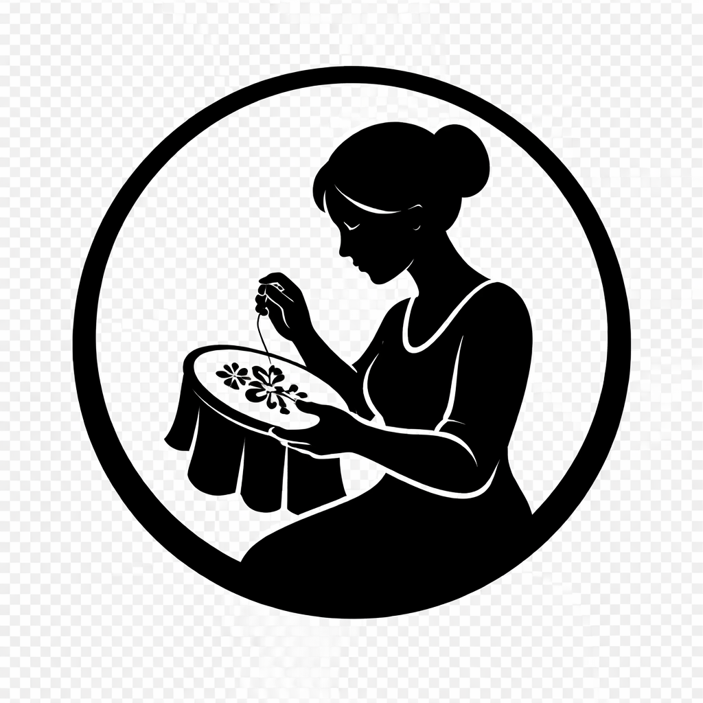 Women Embroiders Icon